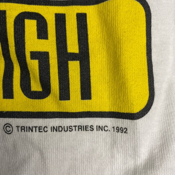 Vintage T Shirt 90s  Single Stitch MADE IN CANADA Mile High Club Aviation 1992 - Picture 3 of 8